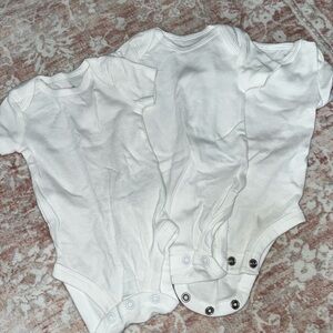 Carters Newborn white onesies